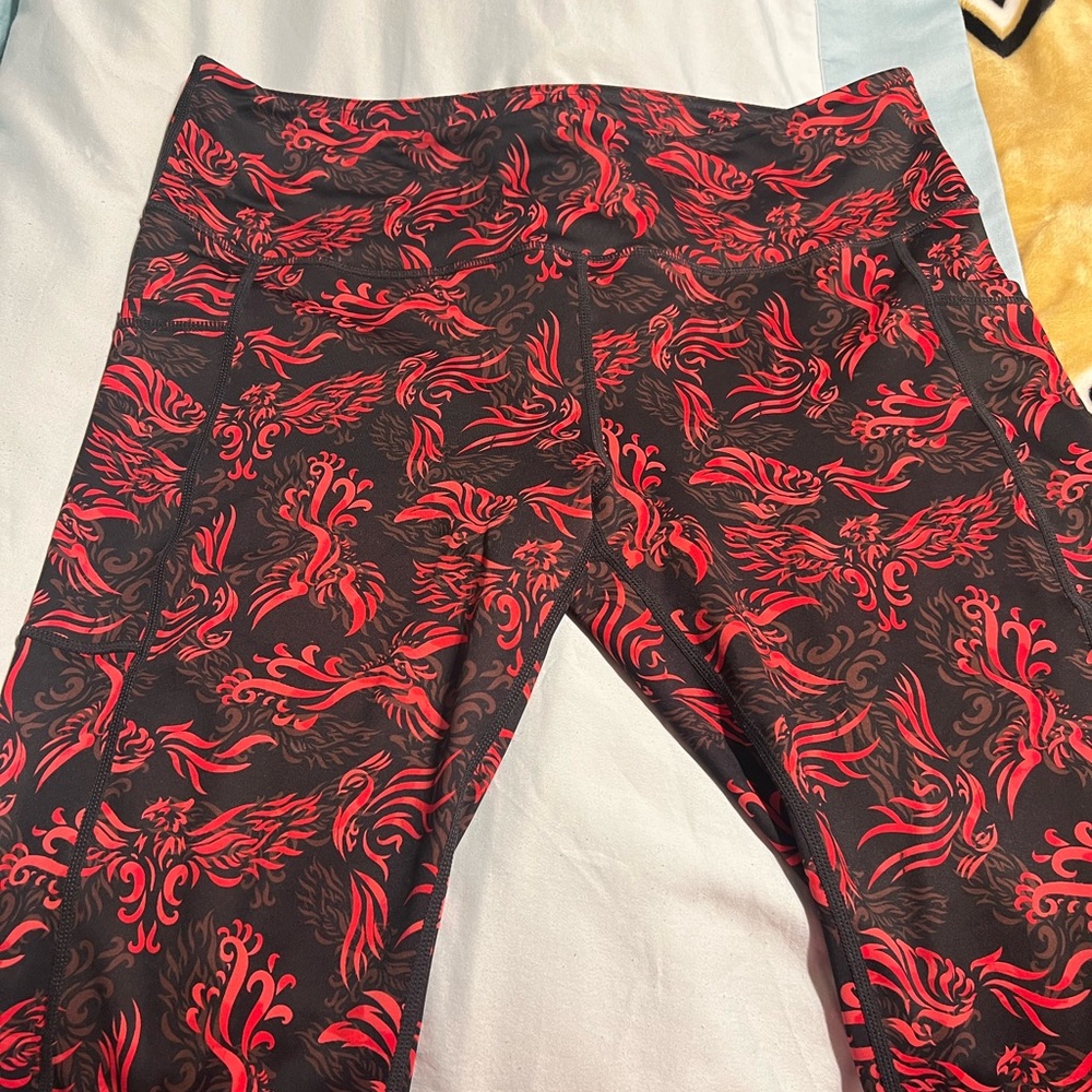 CVG Fire 🔥 Phoenix full length leggings XL